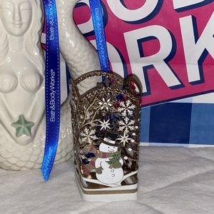 BATH AND BODY WORKS SNOWMANS WONDERLAND SOAP HOLDER